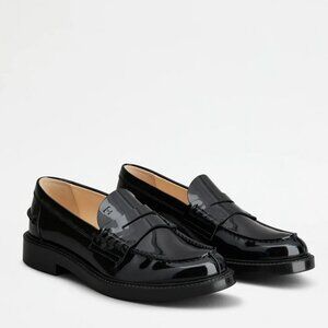 New Women's Tod's Loafers, black 7 or 37